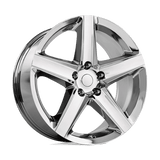 Performance Replicas PR129C 20X10 5X5.0 71.5 CHROME 50MM Wheels