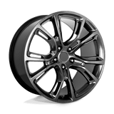 Performance Replicas PR137S 17X8 5X5.0 71.5 SLV-GRY 34MM Wheels