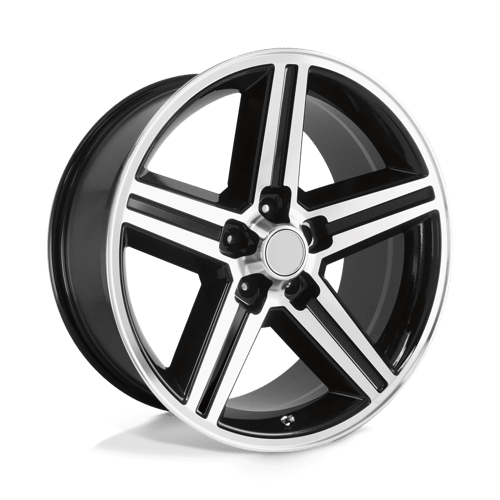 Performance Replicas PR148B 18X8 5X4.75 73.1 BLK MACH-SPK 0MM Wheels