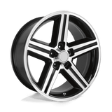 Performance Replicas PR148B 18X8 5X4.75 73.1 BLK MACH-SPK 0MM Wheels