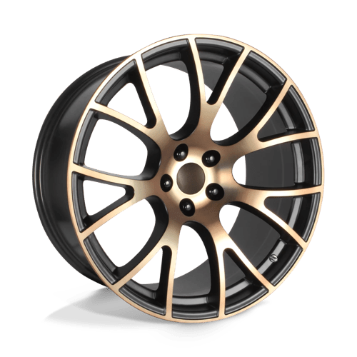 Performance Replicas PR161 22X9.5 5X5.0 BLK BRZ 35MM Wheels