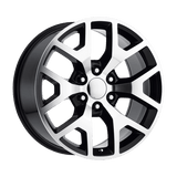 Performance Replicas PR169BM 24X10 6X5.5 78.1 GBLK MCH-SPK 31 Wheels