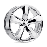 Performance Replicas PR170C 20X8 5X115 71.5 CHROME 24MM Wheels