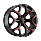 Performance Replicas PR176MR 26X10 6X5.5 78.1 GBLK RD-MILL 24 Wheels