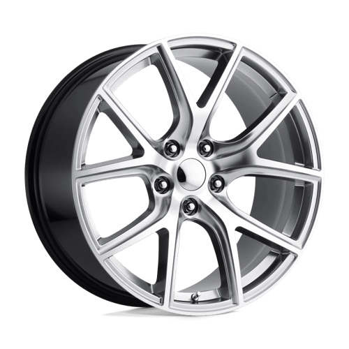 Performance Replicas PR181HM 20X10 5X5.0 71.5 H-SLV MACH 50MM Wheels