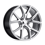 Performance Replicas PR181HM 20X10 5X5.0 71.5 H-SLV MACH 50MM Wheels