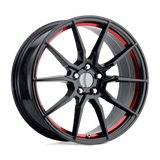 Performance Replicas PR193RS 20X10 5X4.5 70.6 GBLK RED-MCH 40 Wheels