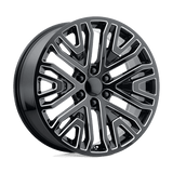 Performance Replicas PR197M 22X9 6X5.5 78.1 G-BLK MILL 28MM Wheels