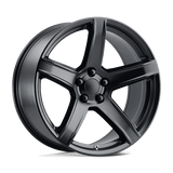 Performance Replicas PR209SB 20X9.5 5X115 71.5 S-BLK 15MM Wheels
