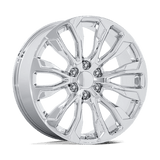 Performance Replicas PR211C 24X10 6X5.5 78.1 CHROME 31MM Wheels