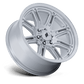 Pro Comp Alloys SNARE 17X8 6X5.5 106 +0 G-SLV MCH-FC Wheels