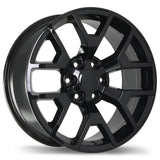 R162B 22x9.0 6x139.7mm +27 78.1mm BLK