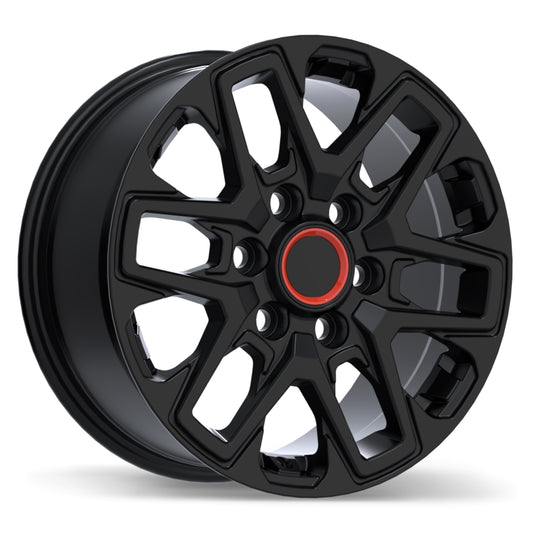 R262 17x8.0 6x139.7mm +55 95.1mm BLK / SAT
