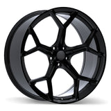 R282 22x9.5 5x112mm +25 66.5mm BLK