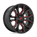 Fuel 1PC D712 22X10 8X180 GL-BLK-RTTC -18MM Wheels