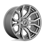 Fuel 1PC D713 22X10 8X6.5 BRSH-GNMTL-TTC -18MM Wheels