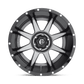 Fuel 2PC D238 20X12 5X5.0 MT-GNMTL-BL -44MM Wheels