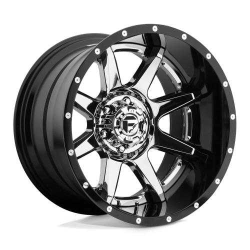 Fuel 2PC D247 20X10 6X5.5 CHR-PLATED-GBL -19MM Wheels