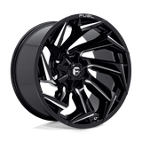 Fuel 1PC REACTION 22X12 8X165.1 125.2 NBL -44MM Wheels