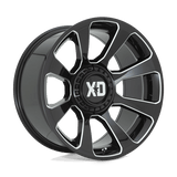 XD XD854 20X9 5X5.0/5.5 G-BLK MILL 18MM Wheels