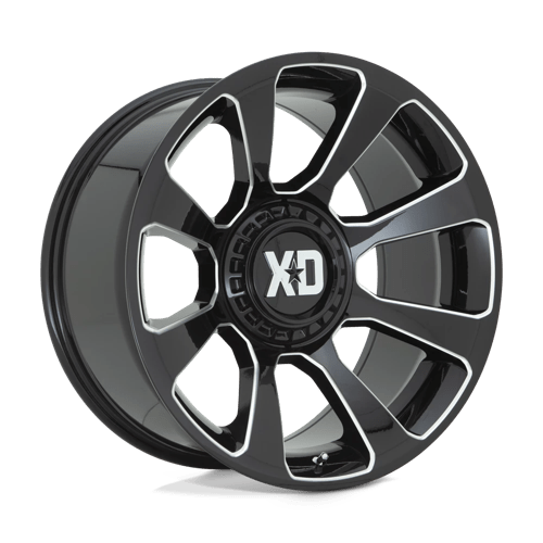 XD XD854 20X9 6X135/5.5 G-BLK MILL 00MM Wheels