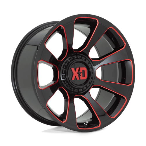 XD XD854 20X10 BLNK GBLKMILLRTC -18 108-140 Wheels
