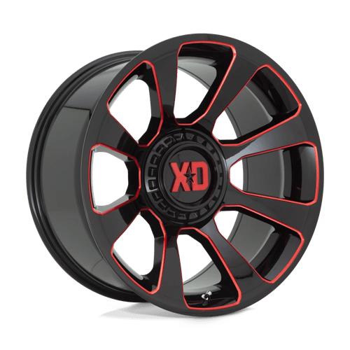 XD XD854 20X9 6X135/5.5 G-BLK MILL RTCC 00M Wheels
