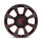 XD XD854 20X9 6X135/5.5 G-BLK MILL RTCC 00M Wheels