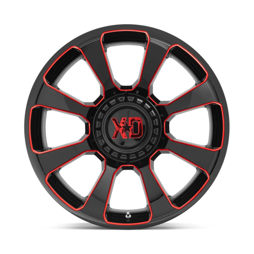 XD XD854 20X9 6X135/5.5 G-BLK MILL RTCC 00M Wheels