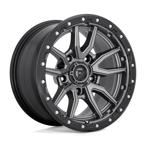 Fuel 1PC REBEL 17X9 5X5 71 -12 M-GMTL-BLK-RG Wheels