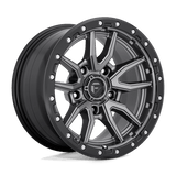 Fuel 1PC REBEL 17X9 5X5 71 -12 M-GMTL-BLK-RG Wheels