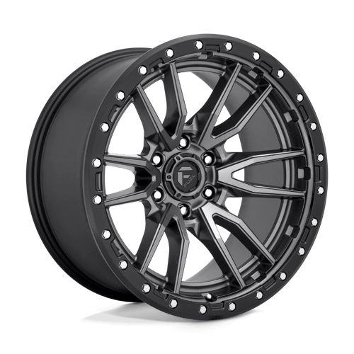 Fuel 1PC REBEL 20X10 6X5.5 106 -18 M-GMTL-BLK-RG Wheels