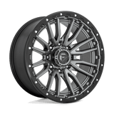 Fuel 1PC REBEL 22X10 8X180 124 -18 M-GMTL-BLK-RG Wheels