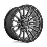 Fuel 1PC REBEL 22X10 8X170 125 -18 M-GMTL-BLK-RG Wheels