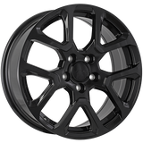 REPLICA 127 Gloss Black 17x7.0 5x114.3 Conical