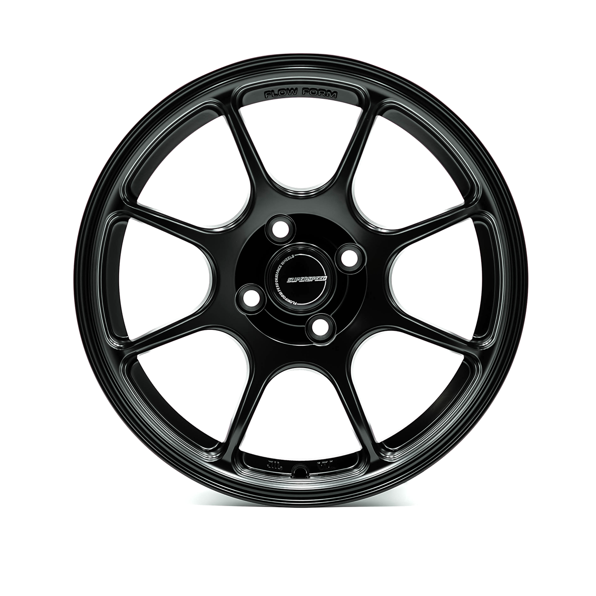 Superspeed Matt Black RF03RR 15x7.0 4x100 | ET: 36 | CB: 73.1