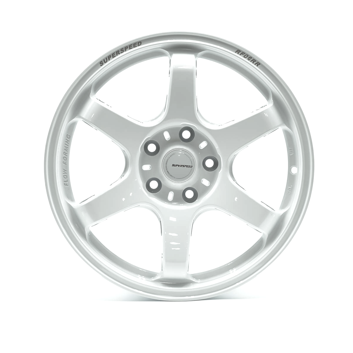 Superspeed Speed White Flow Form RF06RR - 5x114.3