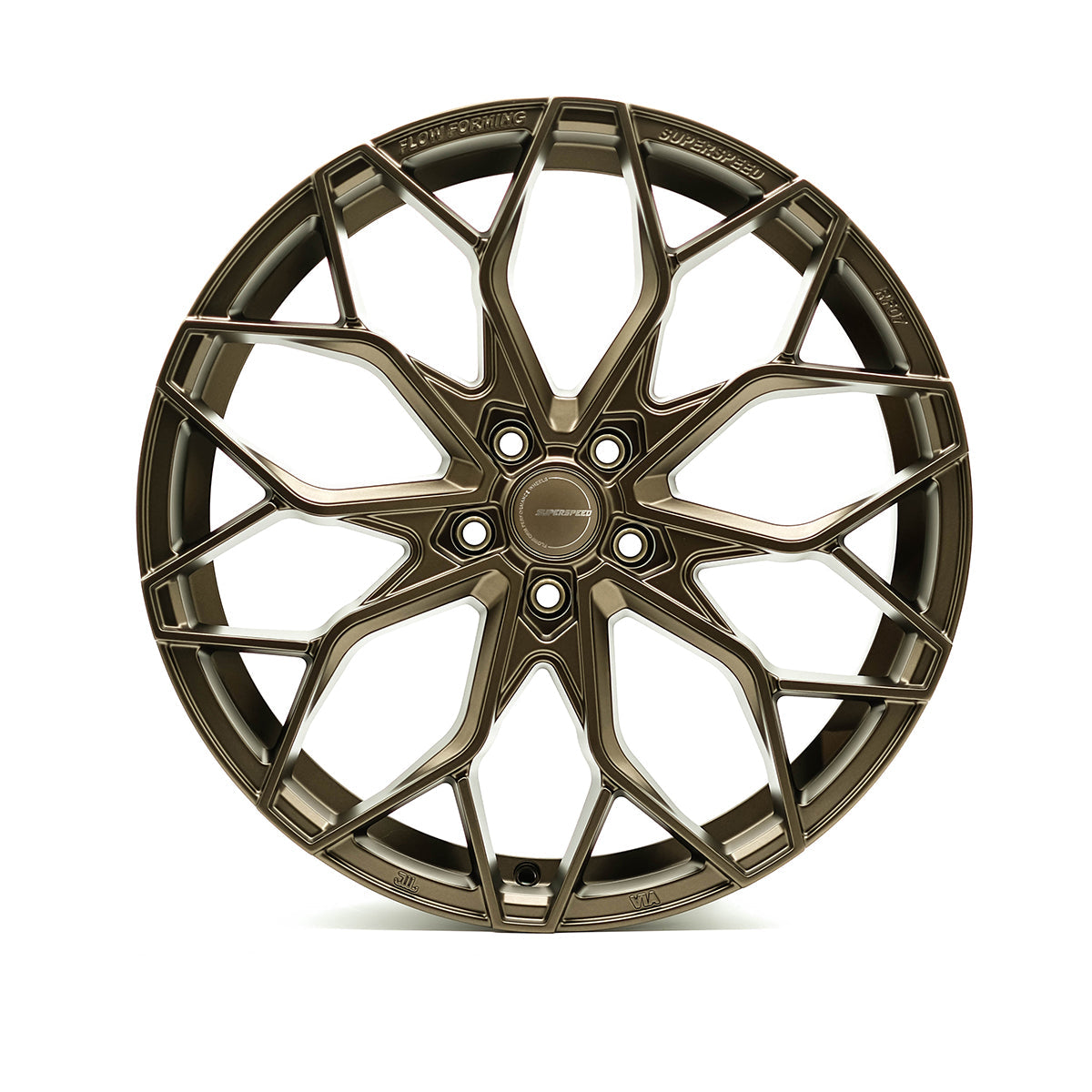 Superspeed Satin Bronze Flow Form RF07 - 5x112
