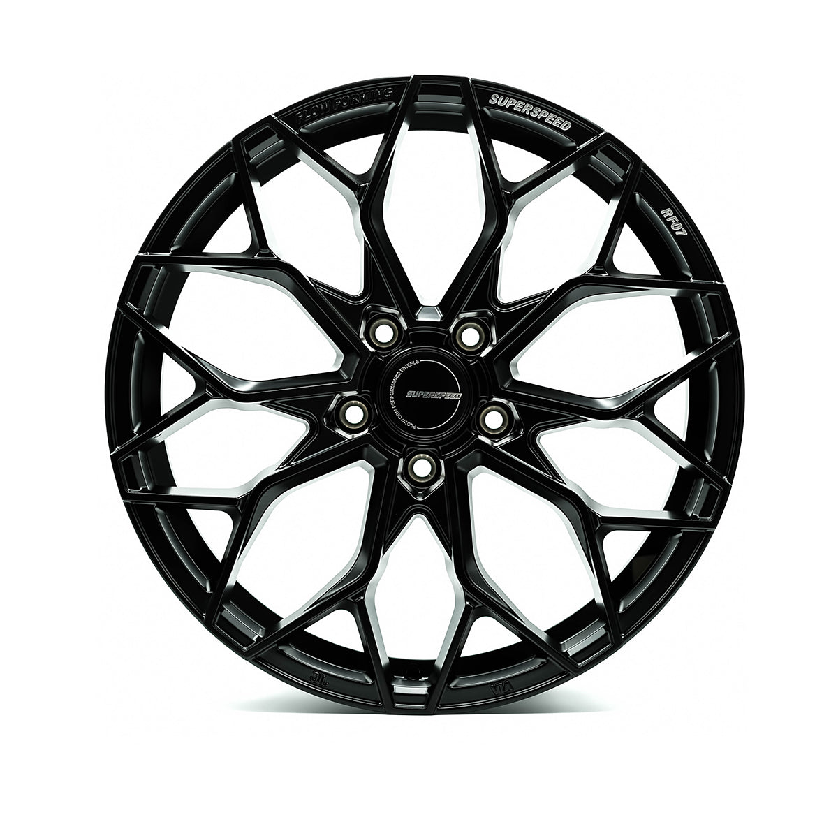 Superspeed Matt Black  Flow Form RF07 - 5x130