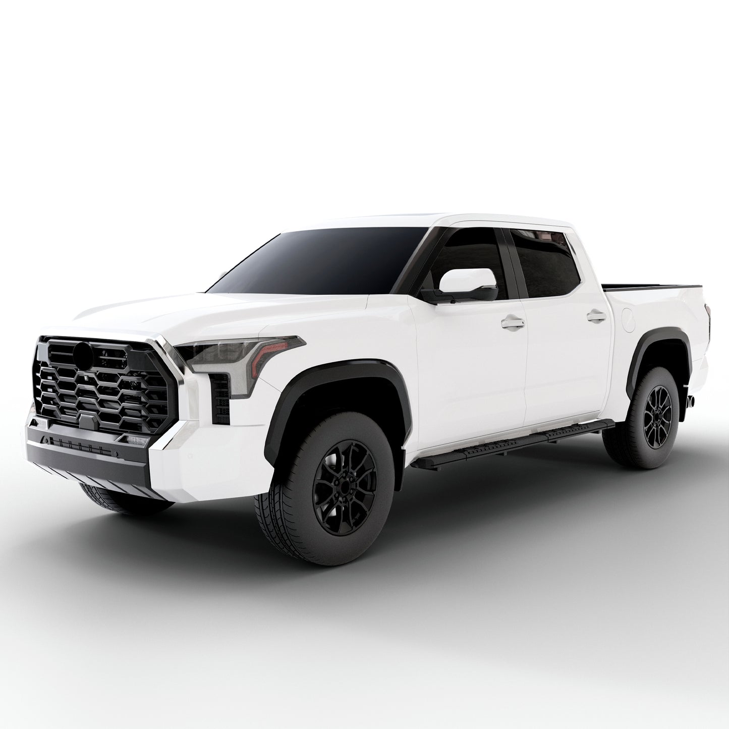 Vanguard Black Powdercoat Side Steps & Running Boards Running Boards Running Board for 2022-2025 toyota tundra nan