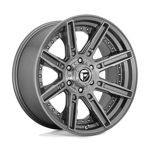 Fuel 1PC D710 20X9 5X5.5 BRSH-GNMTL-TTC 01MM Wheels