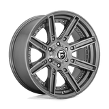 Fuel 1PC D710 20X10 6X135 BRSH-GNMTL-TTC -18MM Wheels
