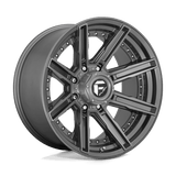 Fuel 1PC D710 20X10 8X170 BRSH-GNMTL-TTC -18MM Wheels