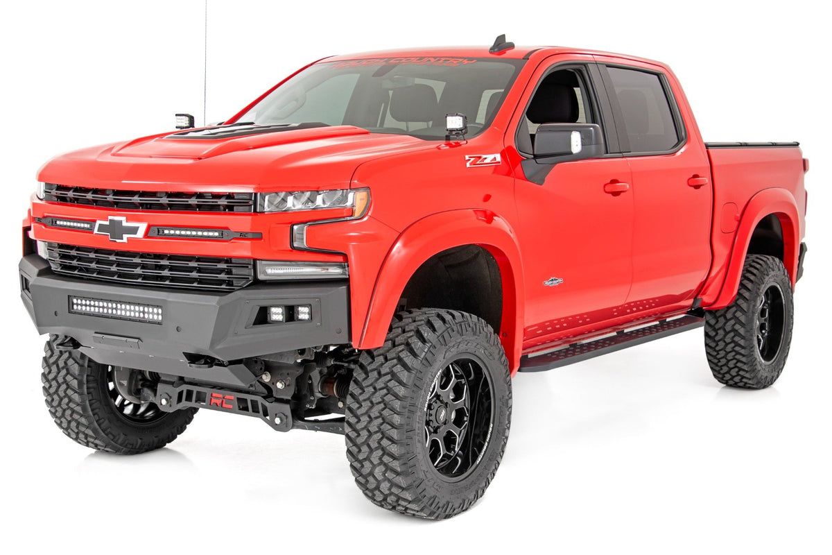 RPT2 Running Boards | Crew Cab | Black | Chevy/GMC 1500/2500HD/3500HD (19-26 & Refresh)