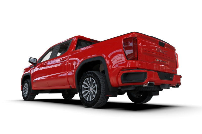 Rally Armor 19-25 GMC Sierra 1500 AT4 Black UR Mud Flap w/ Metallic Black Logo