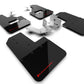 Rally Armor 21-25 Ford Bronco (Plstc Bmpr + RB - NO Rptr/Sprt) Blk Mud Flap w/Red Logo