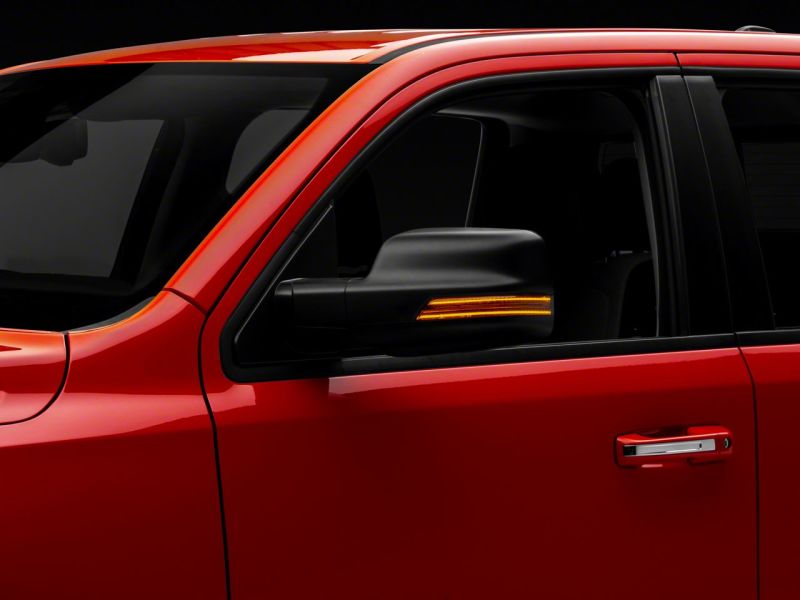 Raxiom 02-10 Dodge RAM 1500/2500 Axial Series Sequential LED Mirror Lighting- Smoked