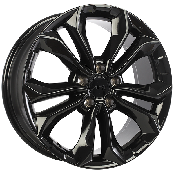 Replica 301 Gloss Black 18x7.5 5x120 Radius R14