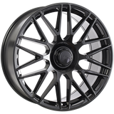 Replica 302 Gloss Black 20x8.5 5x112 Radius R14