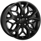 Replica 305 Satin Black 20x8.0 5x127 Conical